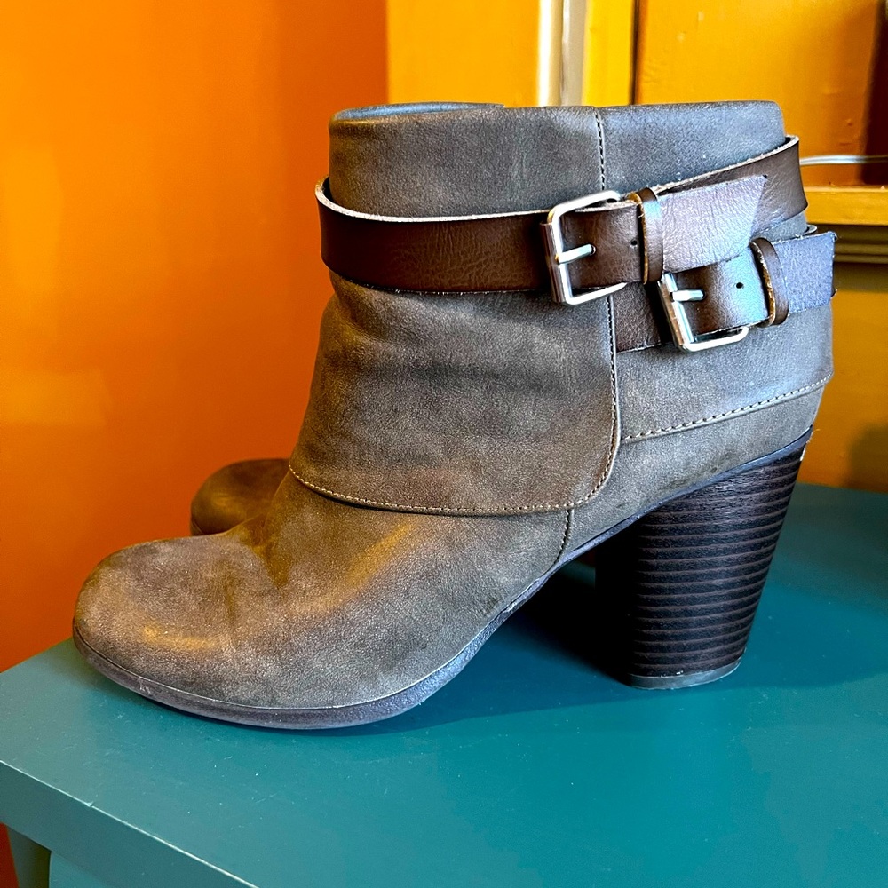 Ankle Boots with buckle straps size 9